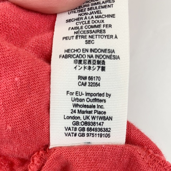 Free People Charlie Tee in Red S - Picture 9 of 9